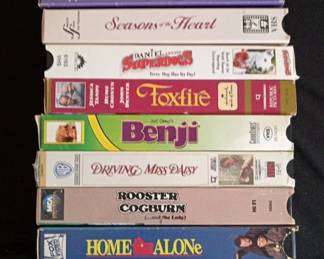 Vintage VHS Movie Lot 