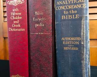 Three Large Vintage Bibles 