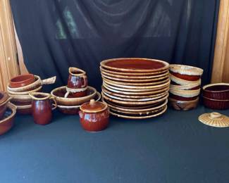 Hull Pottery Brown Drip Collection And More