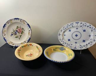 Floral Serving Decor