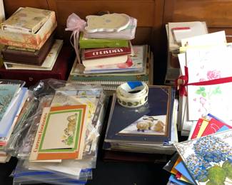 Lot Of Misc Stationary Cards Paper 