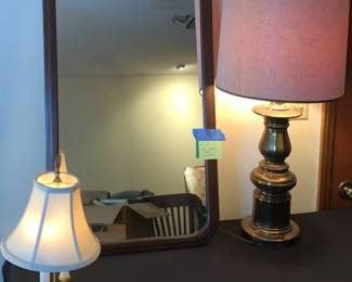2 Lamps And Mirror