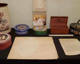 Unique Vintage Tins And More.