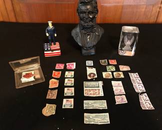 Abe Lincoln, Stamps More 