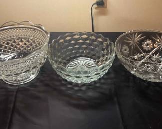 Beautiful Crystal Bowls
