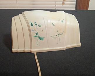 Vintage Floral Design Headboard Reading Light 