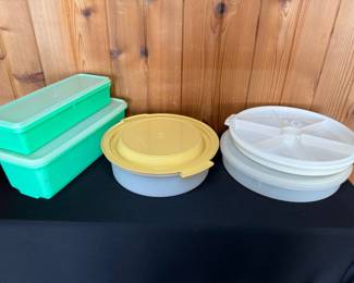Vintage 9 Piece Tupperware 
