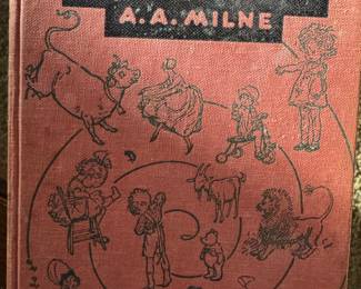 A.A.Milne "when we were very young" book 