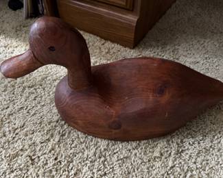 Hand carved duck from Canada 