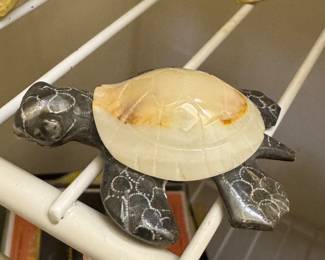 cute marble and quartz turtle 
