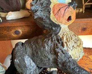 paper mache vintage puppets 