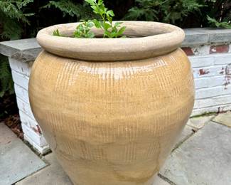 Outdoor Glazed Planters