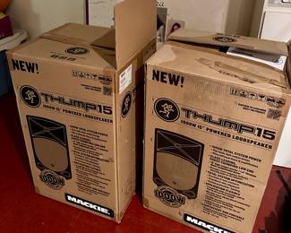 Mackie Thump DJ speakers 