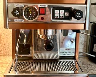 Astoria Argenta Commercial Espresso Machine.  Vintage.  Working. Water source = direct connection.