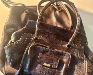Designer handbags, including Tod’s 
