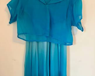 Kenzo two piece blouse and ombre skirt