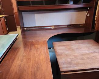 Large Desk with Extension. 