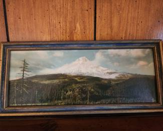  Antique Print of. Mt. Hood. 