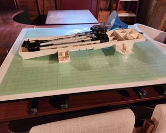 Drafting Table w/Light.  Another Desk. 