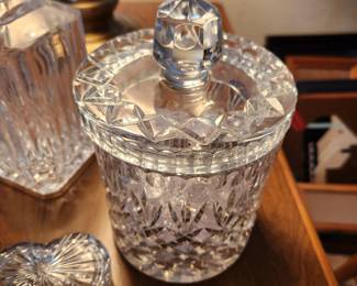 A collection of Crystal, Molded Glass, Cut Glass, etc. 