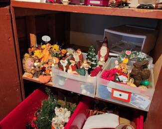 Holiday Decorations - Vintage and Contemporary. 