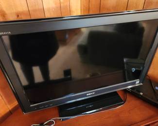 Sony Bravia TV 27". Sony DVD Player. And other electronics. 