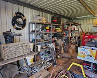 another view into the treasure sheds