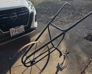 vintage yard art or appliances if you want to work out