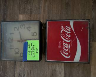 Coca Cola clock( use for parts)