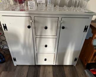 Homemade wood cabinet