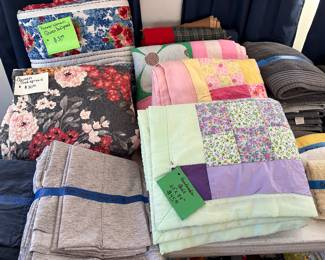 Bedding and handmade quilts