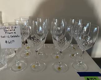 Crystal goblets
