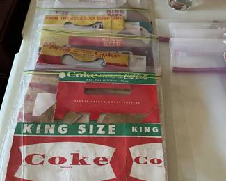 Cardboard Coca Cola 6-pack carriers