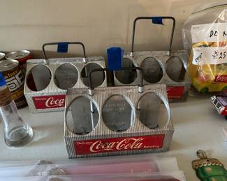 Aluminum Coca Cola 6-pack carriers
