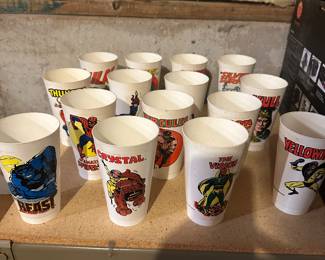 7-11 vintage Marvel cups collectible 