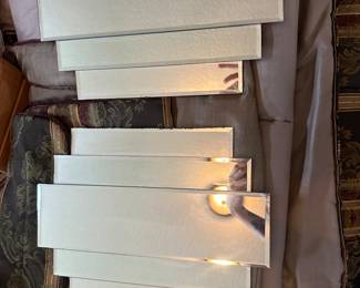 Art deco mirrors professionally backed 