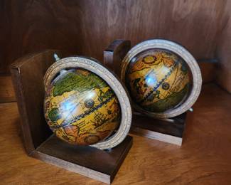 Globe Bookends