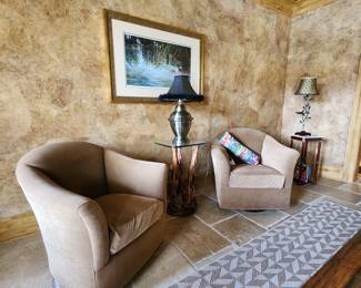 Pair of Barrell Chairs