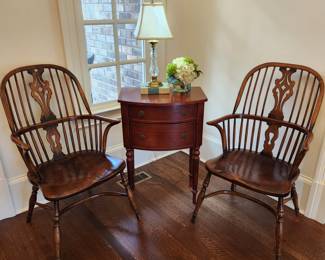 Lovely Antique Windsor Back Chairs