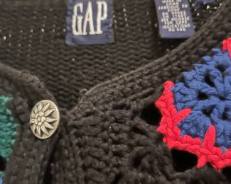 GAP Women’s Crochet Knit Cardigan