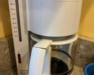 Krups Gevalia White 10 Cup Coffee Maker