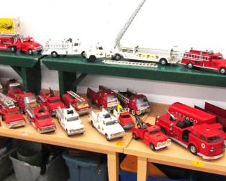 50 + vintage Tonka Fire Trucks 