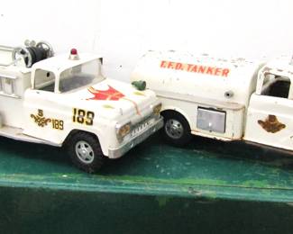 Vintage Tonka #5 Fire Dept Tanker Truck