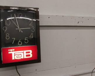 Vintage TAB Soda Wall Clock