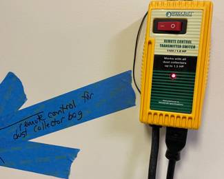 Penn State Industries dust collector - Remote Control