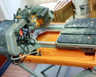 Rigid tile and paver saw
