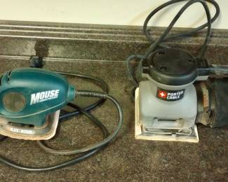 Mouse sander,
Porter Cable sander