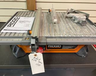 Ridgid tile saw