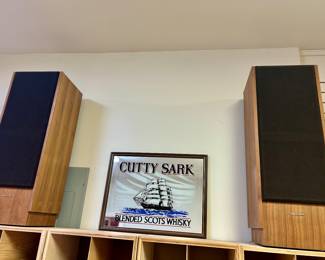 Realistic speakers & mirror bar sign