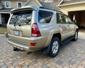 2005 Toyota 4 Runner Limited V8 4WD with 103,714 miles, $16,500